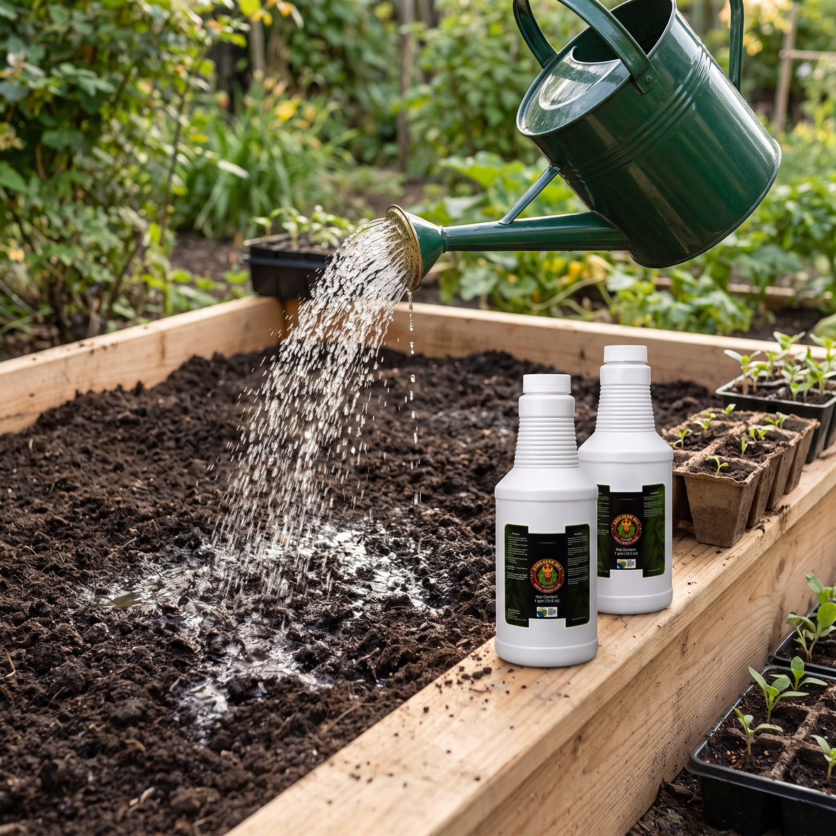 Prep the soil with both