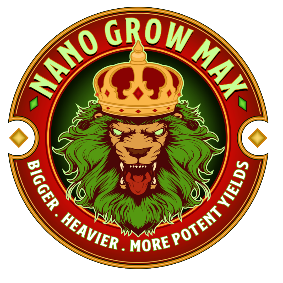 NanoGrow Max lion crest logo: Bigger, Heavier, More Potent Yields