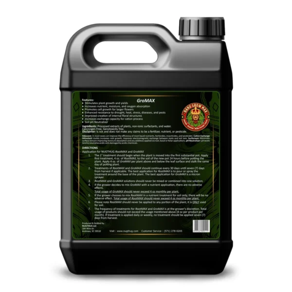 GroMAX™-1 gallon services 2 hectares per harvest