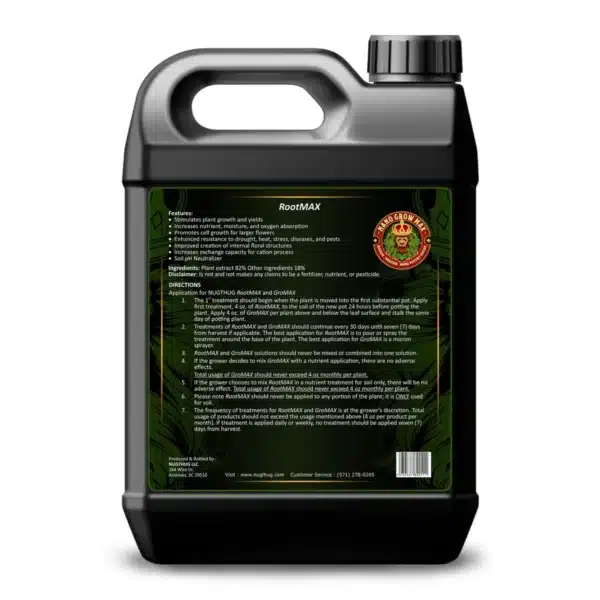 RootMAX™-1 Gallon Services 2 Hectares per Harvest